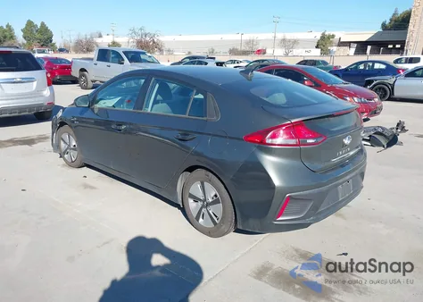 2020 Hyundai Ioniq Hybrid Blue z USA, uszkodzony, nr VIN KMHC65LC9LU242874